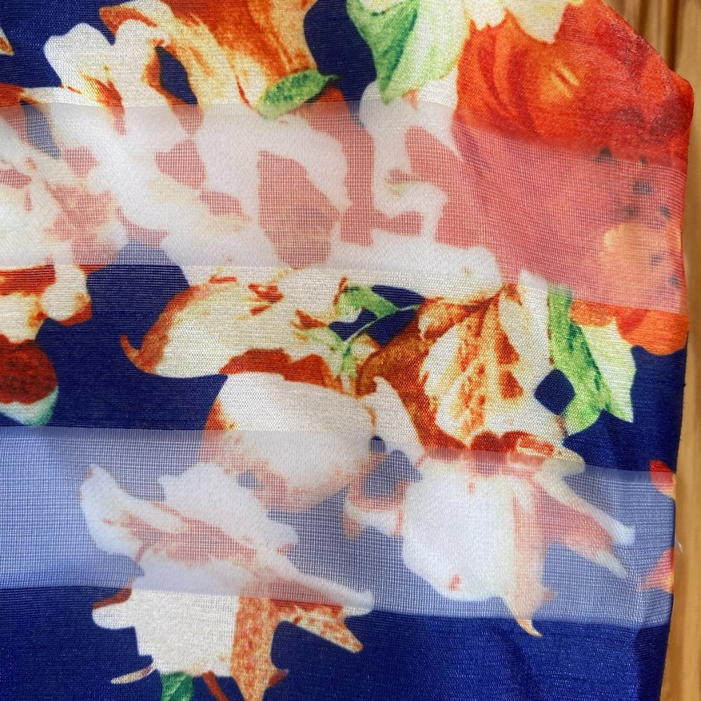 Minuet Floral Keyhole Cocktail/Wedding Guest Spring Summer Dress Size Small - Picture 6 of 6
